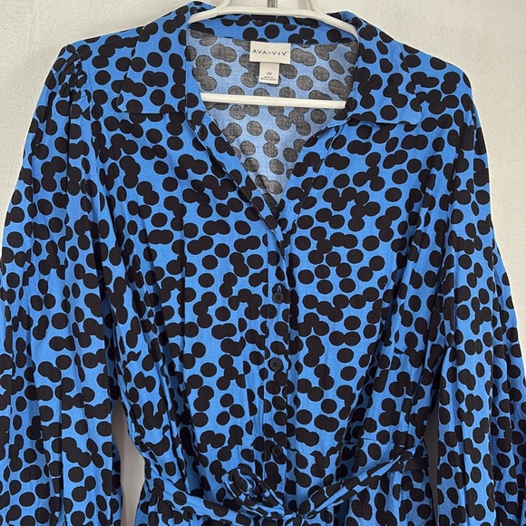 Ava & Viv Polka Dot Dress - Picture 6 of 14